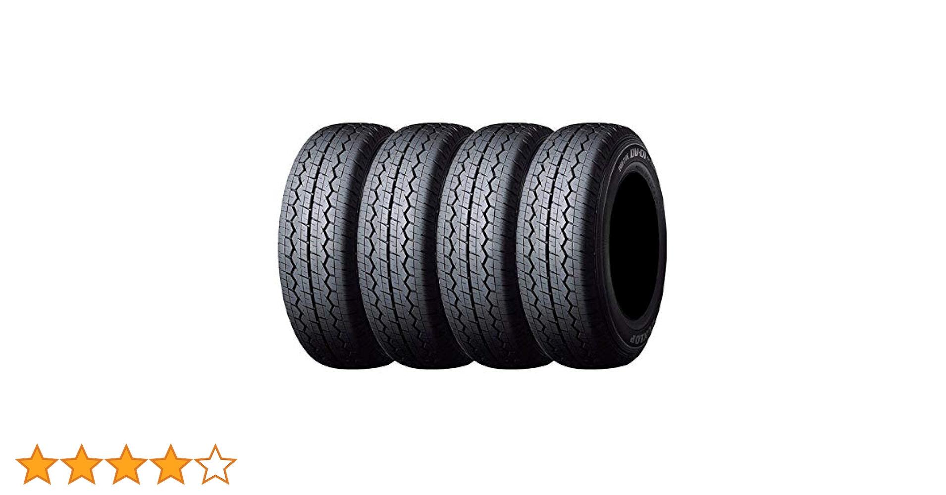 夏タイヤ 145R12 LT ダンロップ DV-01 （A0201） DUNLOP [4本セット]2024年製 ダンロップ DV-01 145R12 6PR
